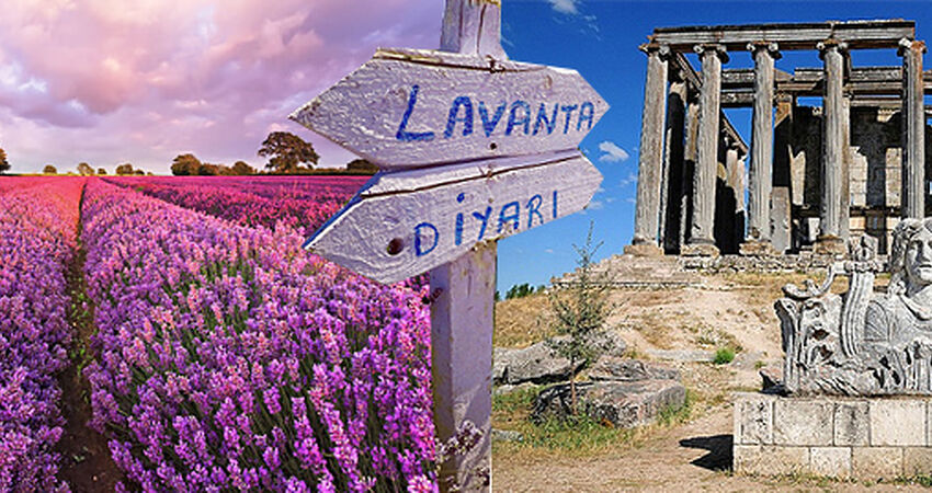 LAVANTA BAHÇELERİ / SALDAGÖLÜ / İNSUYU MAĞARASI / SAGALOSSOS ANTİK KENTİ / EĞİRDİR TURU